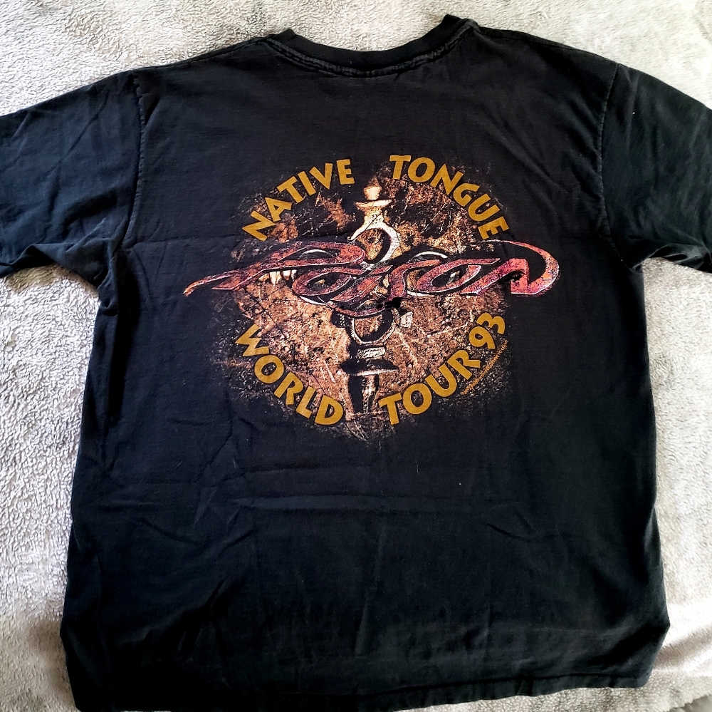 Real POISON 93 Vintage Concert Tour Band tee shirt